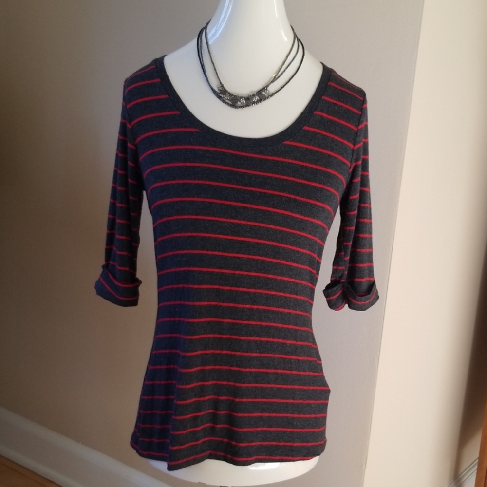 Willi Smith striped knit top 💋